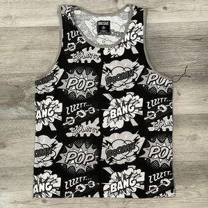 💥 Massive Comic Men’s Black Tank Top — Size Large